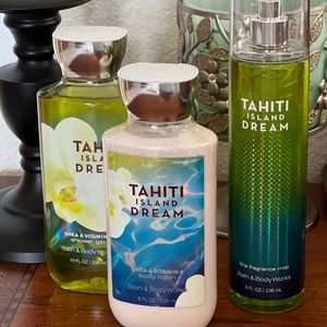 Set of Tahiti island dream from Bath and body Works